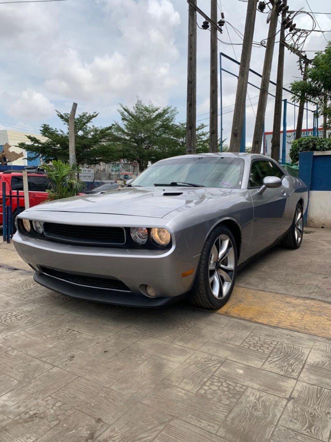 Dodge Challenger 2013 front angle view in Asaba