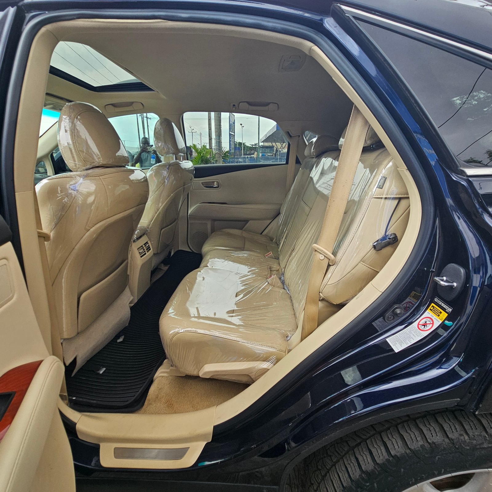 Lexus RX 350 2011 back seat interior in Asaba