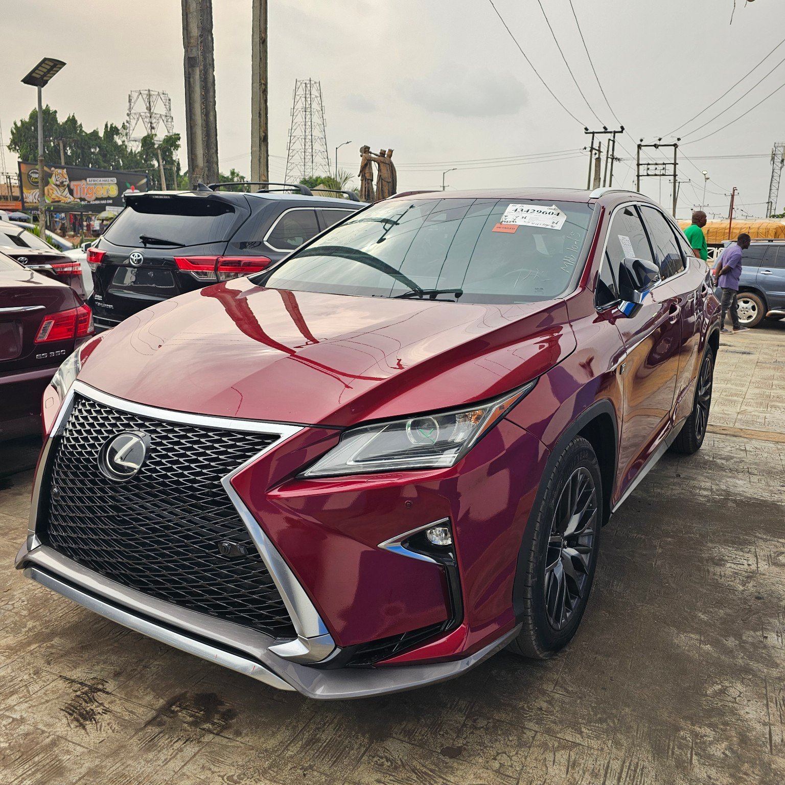 Lexus RX 350 2016 front angle view in Asaba