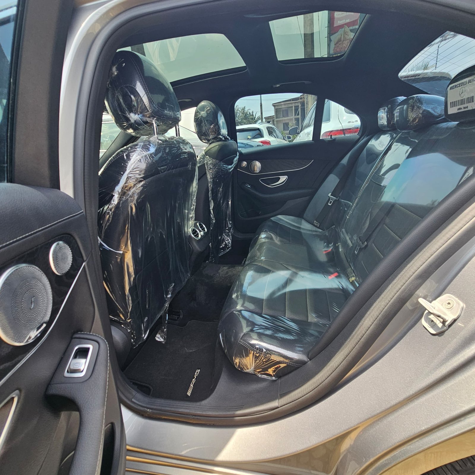 Mercedes-Benz C300 2016 back seat interior