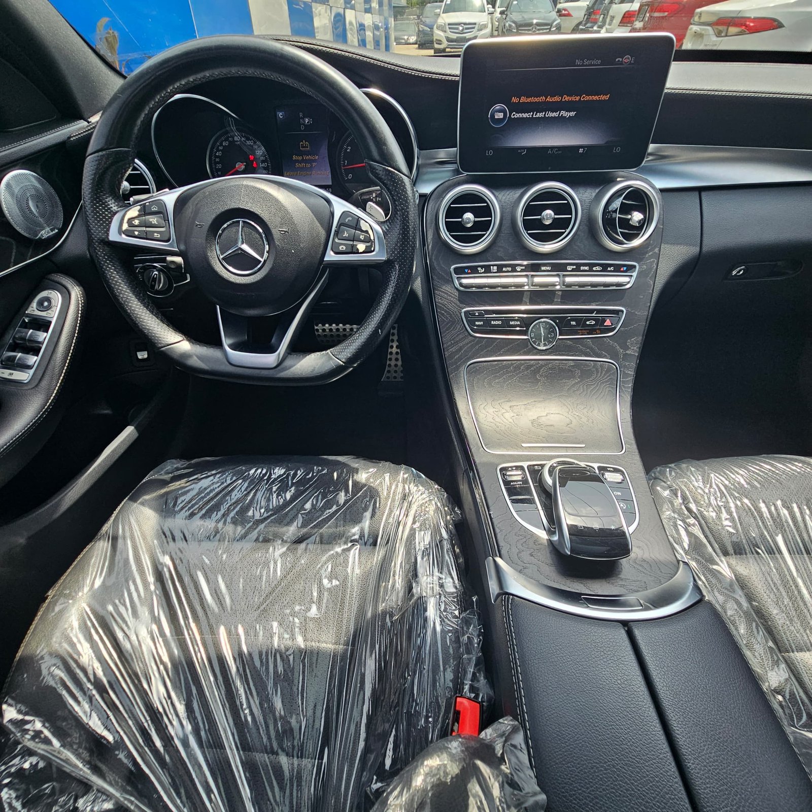Mercedes-Benz C300 2016 dashboard interior