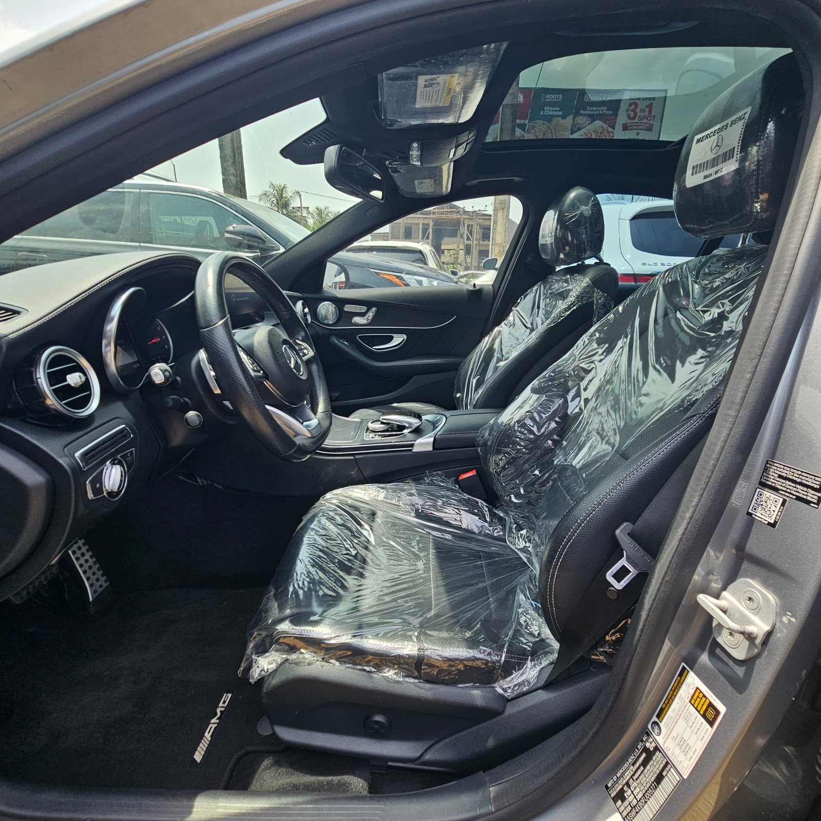 Mercedes-Benz C300 2016 driver seat interior in Asaba