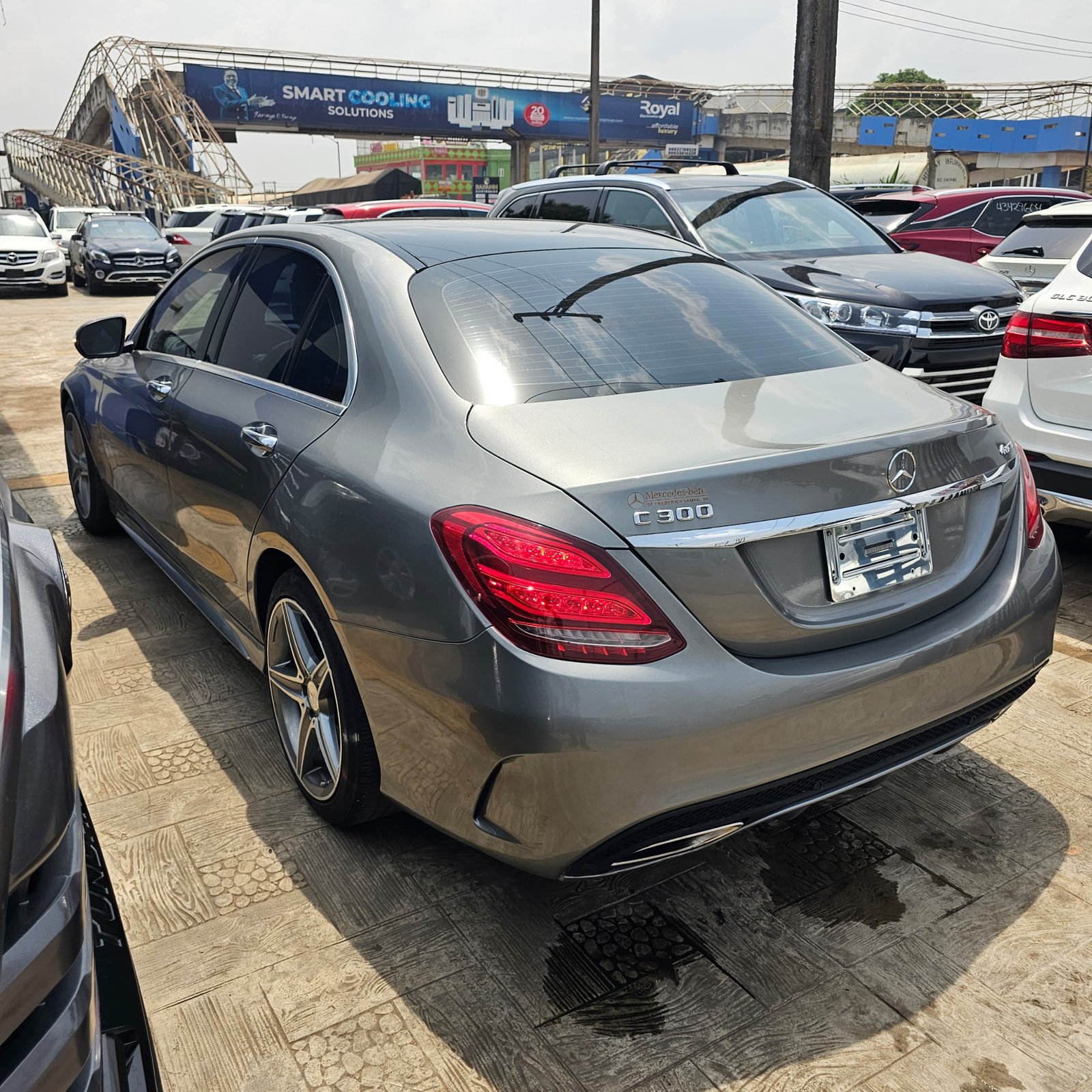 Mercedes-Benz C300 2016 rear angle view in Asaba