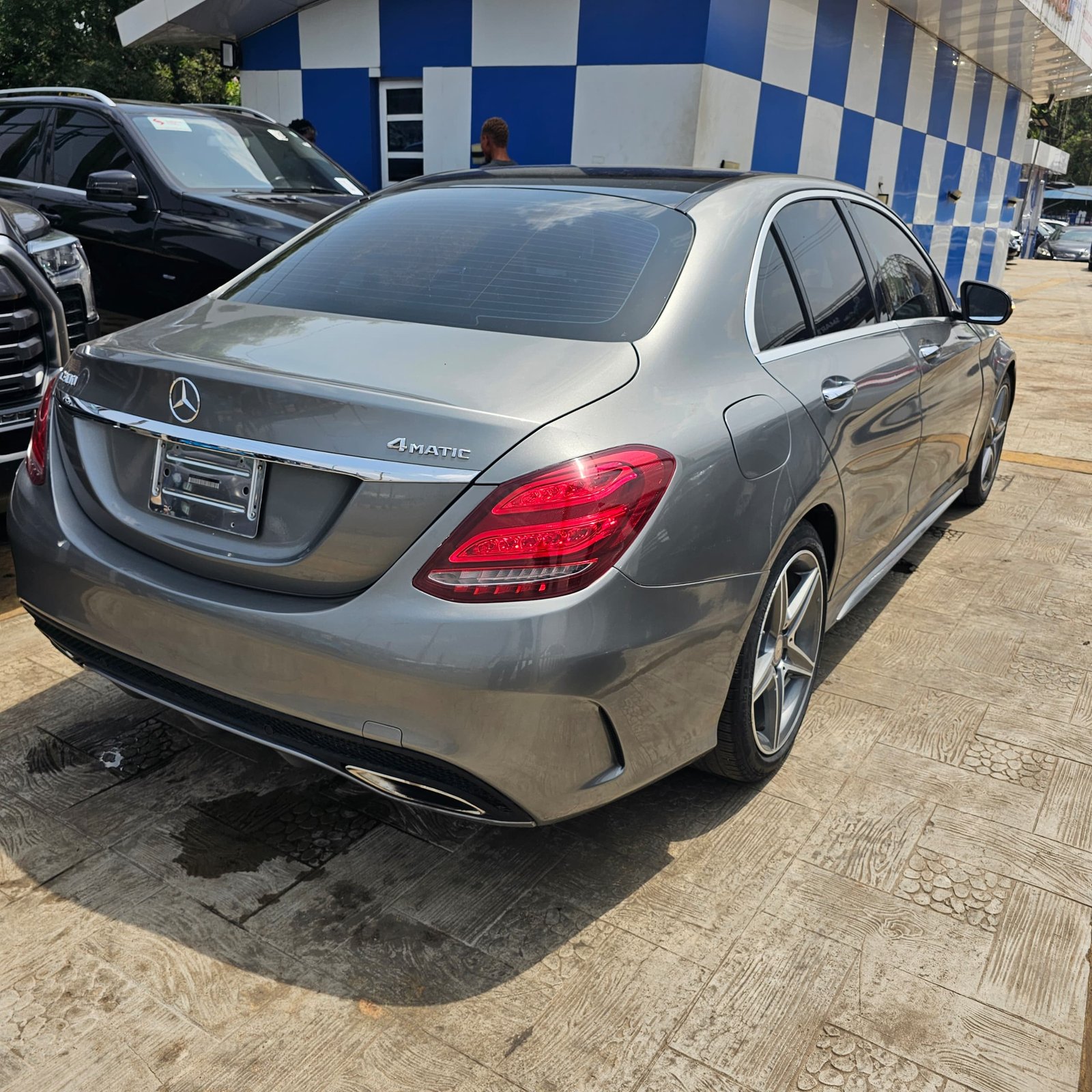 Mercedes-Benz C300 2016 rear side view in Asaba