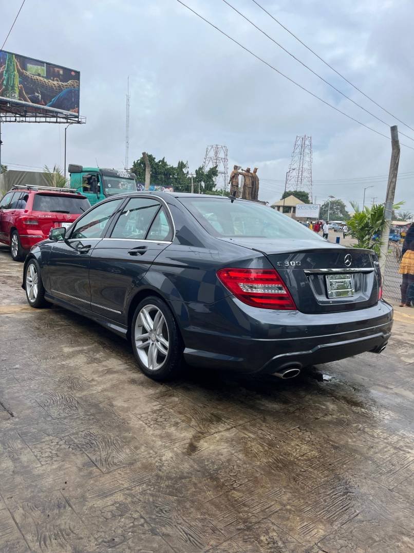 Mercedes-Benz C300 4MATIC 2013 rear angle view for sale in Asaba