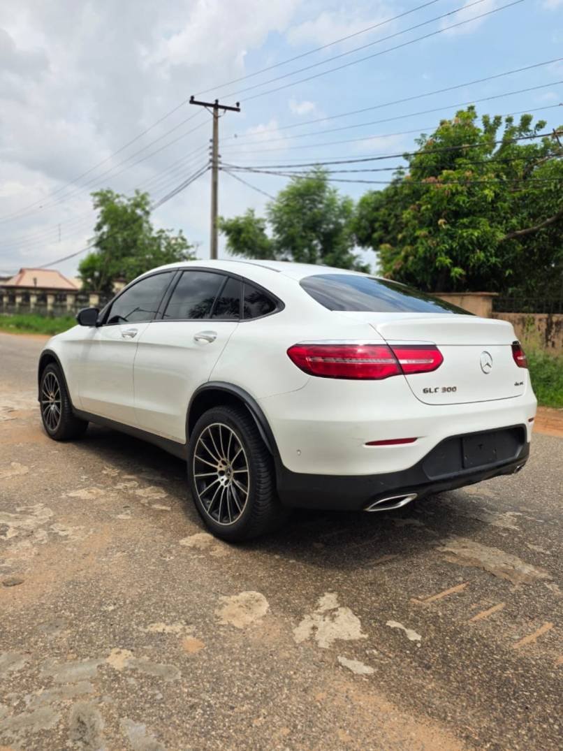 Mercedes-Benz GLC300 4MATIC Coupe 2017 rear angle view for sale in Asaba
