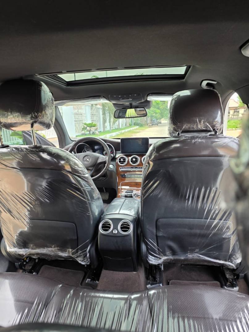 Mercedes-Benz GLC300 4MATIC Coupe 2017 rear seat interior for sale in Asaba