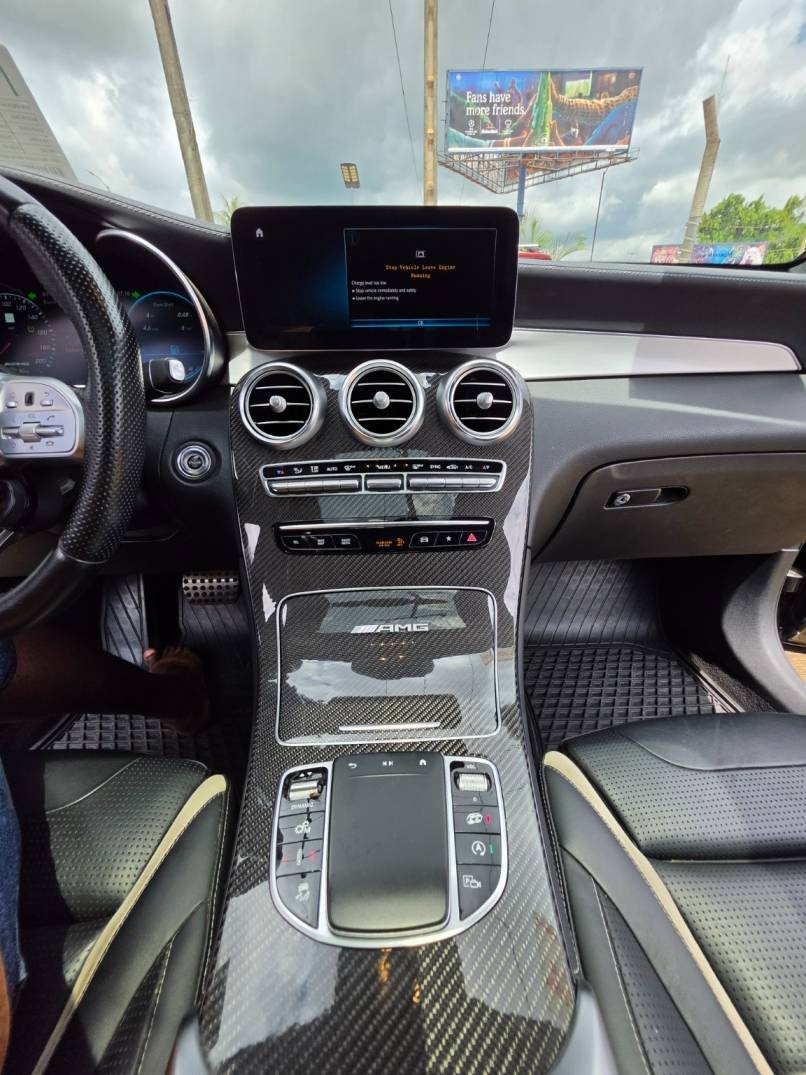 2021 Mercedes-AMG GLC63S Coupe AMG center console for sale in Asaba