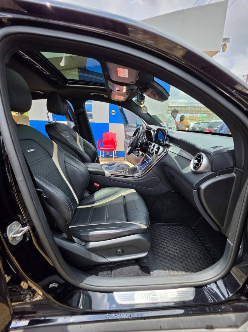 2021 Mercedes-AMG GLC63S Coupe front seat interior for sale in Asaba