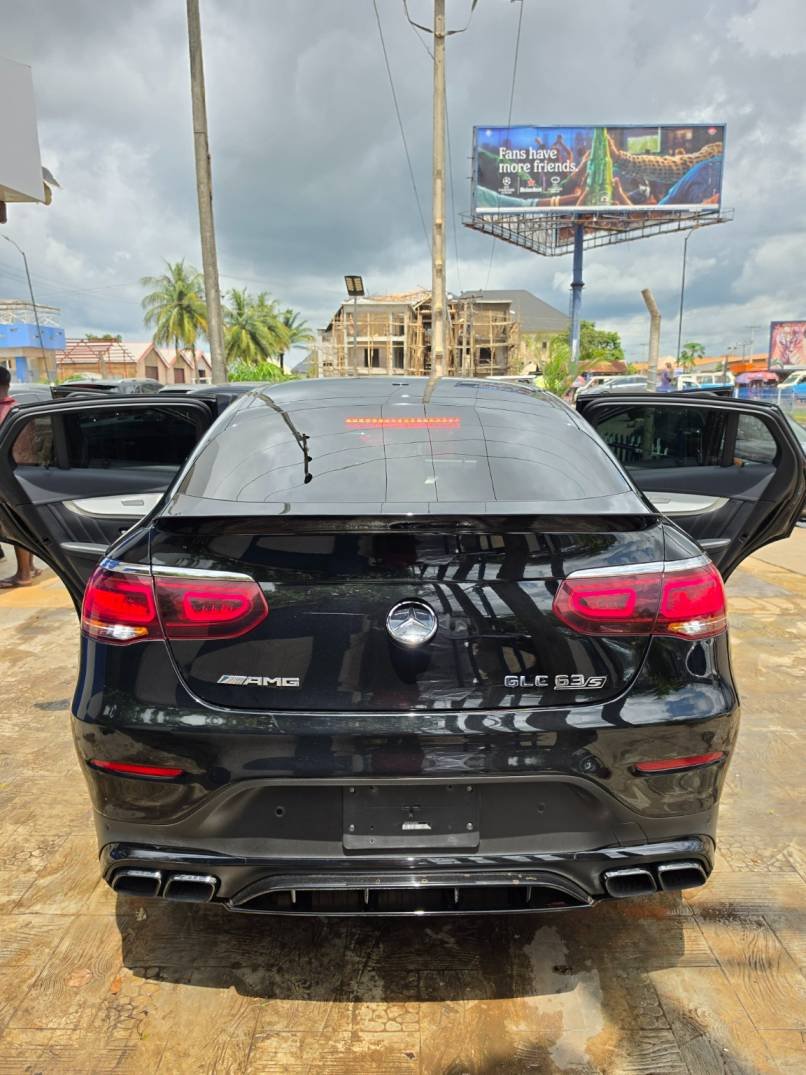 2021 Mercedes-AMG GLC63S Coupe rear view for sale in Asaba