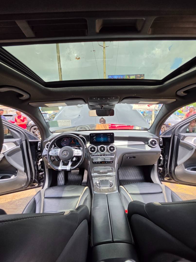 2021 Mercedes-AMG GLC63S Coupe panoramic sunroof for sale in Asaba
