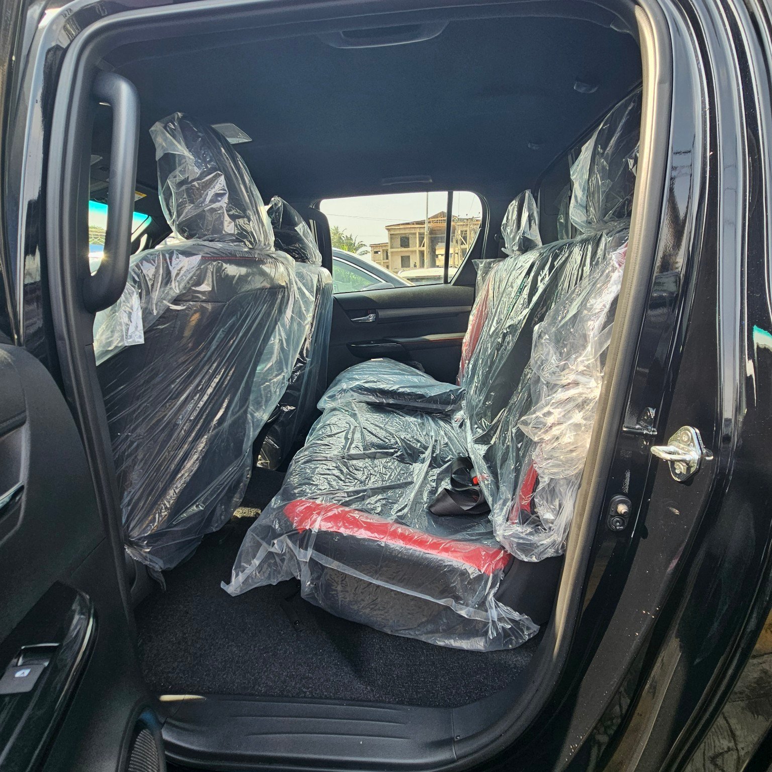 Toyota Hilux 2021 rear seat interior