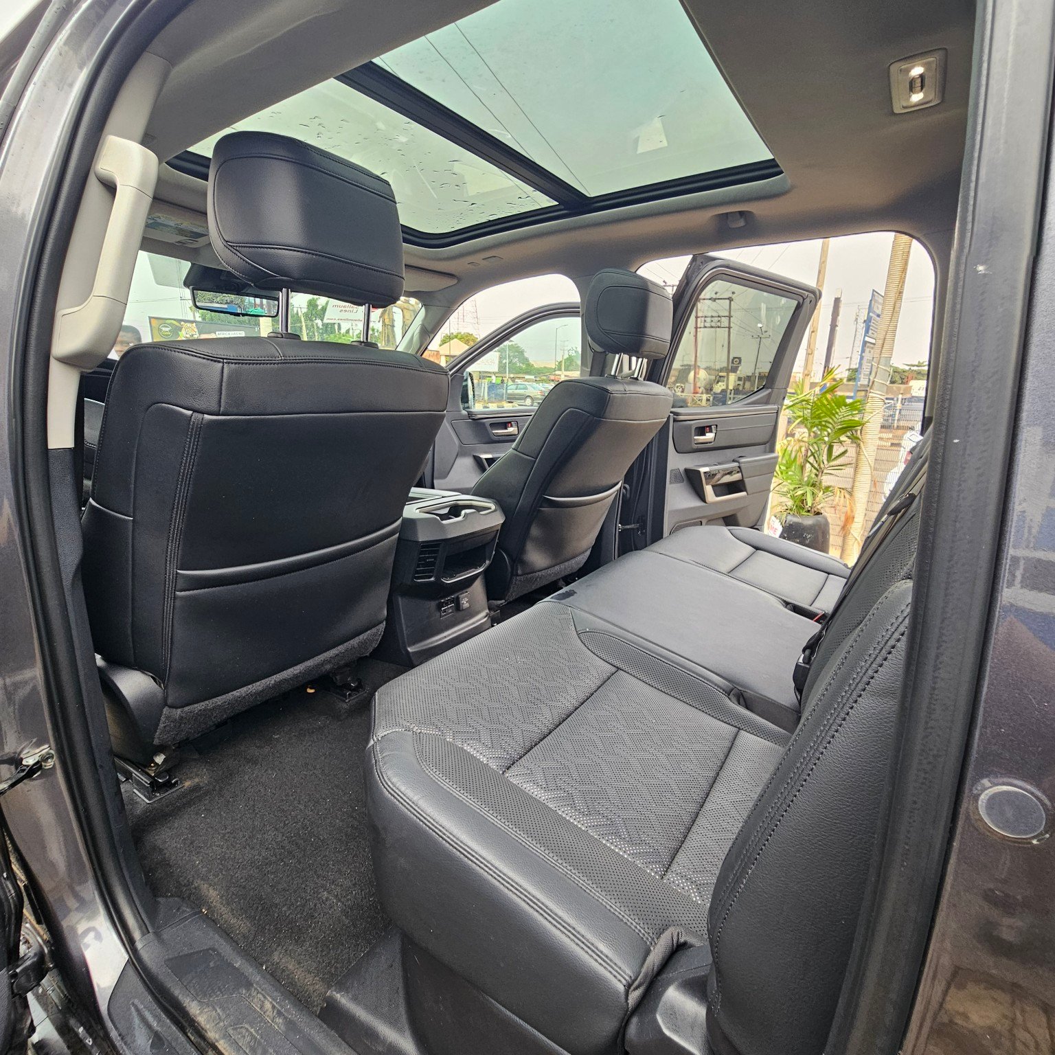 Toyota Tundra 2023 back seat interior