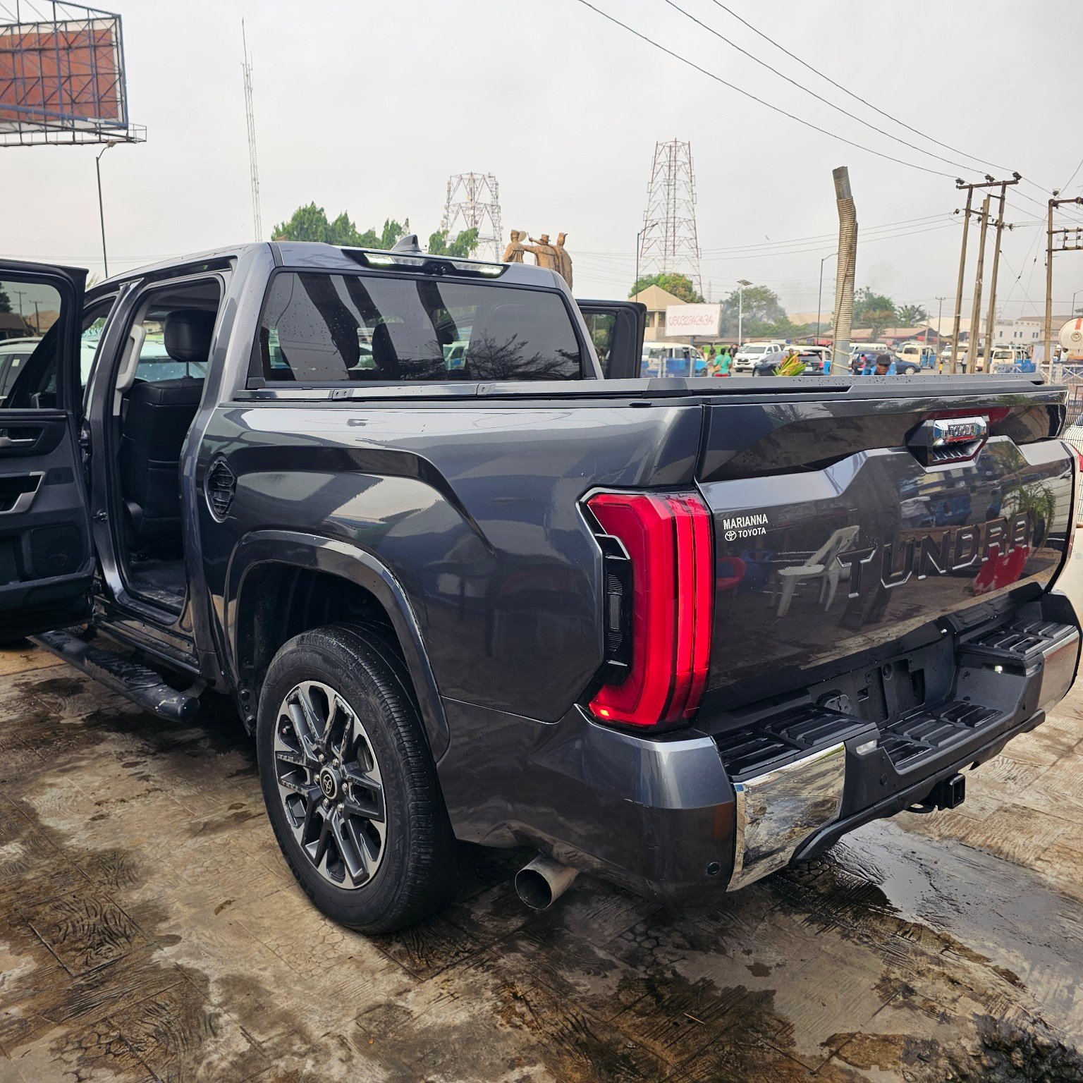Toyota Tundra 2023 driver seat interior in Asaba