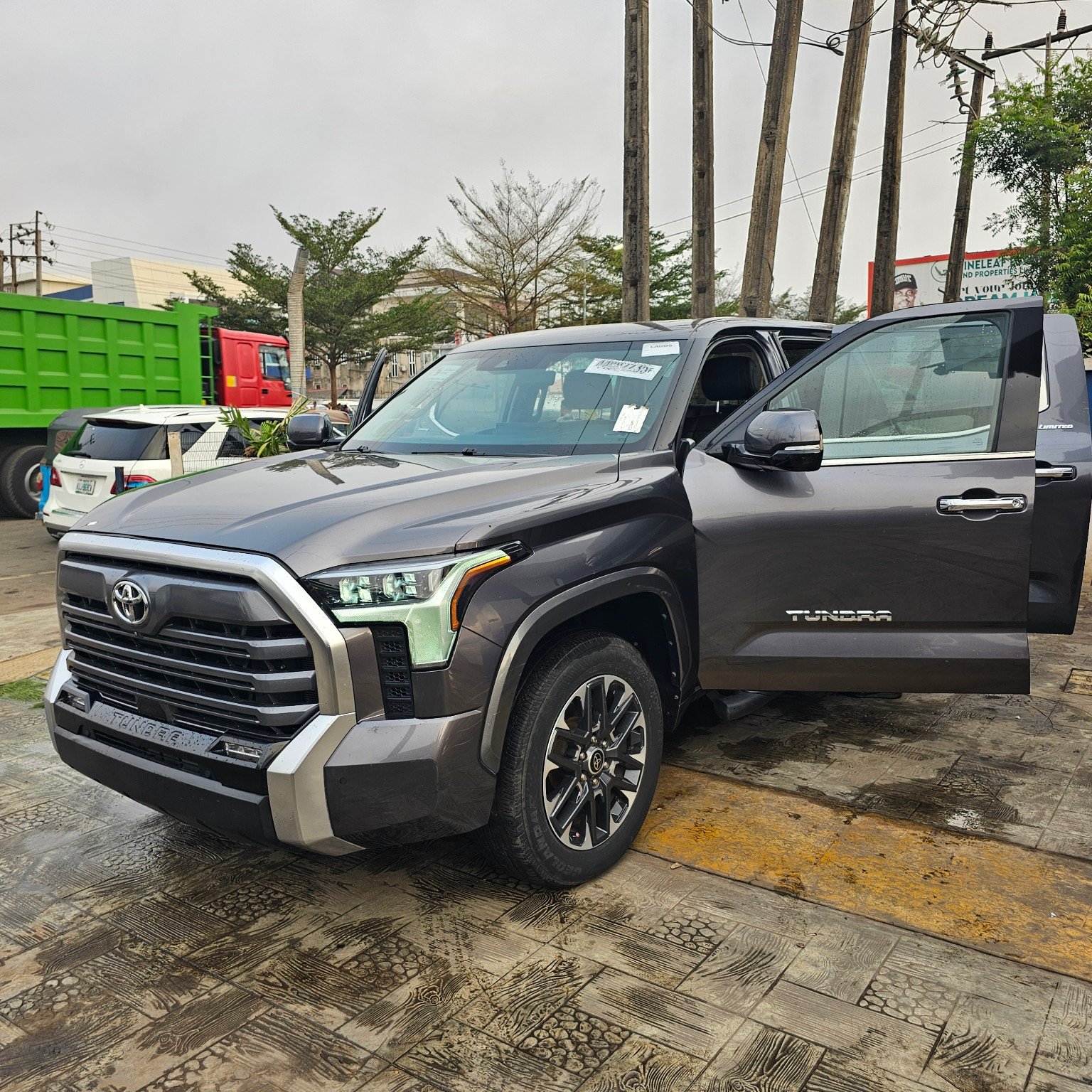 Toyota Tundra 2023 front angle view in Asaba