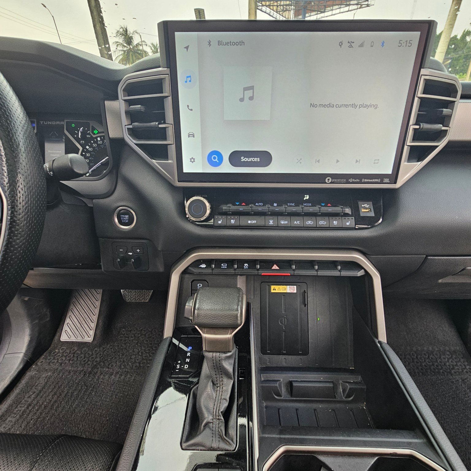 Toyota Tundra 2023 infotainment screen